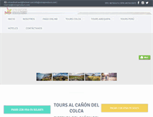 Tablet Screenshot of colcaperutours.com